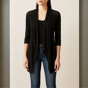WHBM - Draped Open Front Cardigan